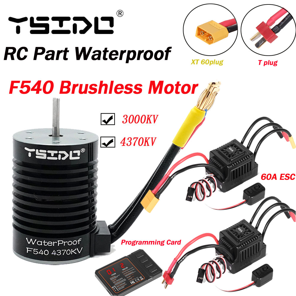 Esc Waterproof 60A - YSIDO RC Parte à prova d'água