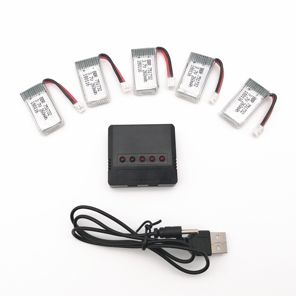 Rc Hobby Wholesale - Bateria lipo 5 peças/10 peças, 3.7v