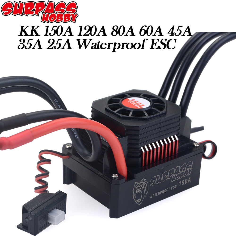 Esc Waterproof 60A - SURPASS HOBBY Controlador de velocidade ESC