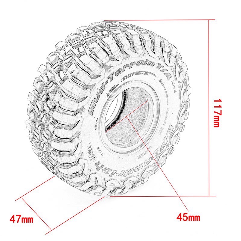 Carro rc 1.9 Polegada 117mm pn - Rc Crawler 4X4 avaliação e preço