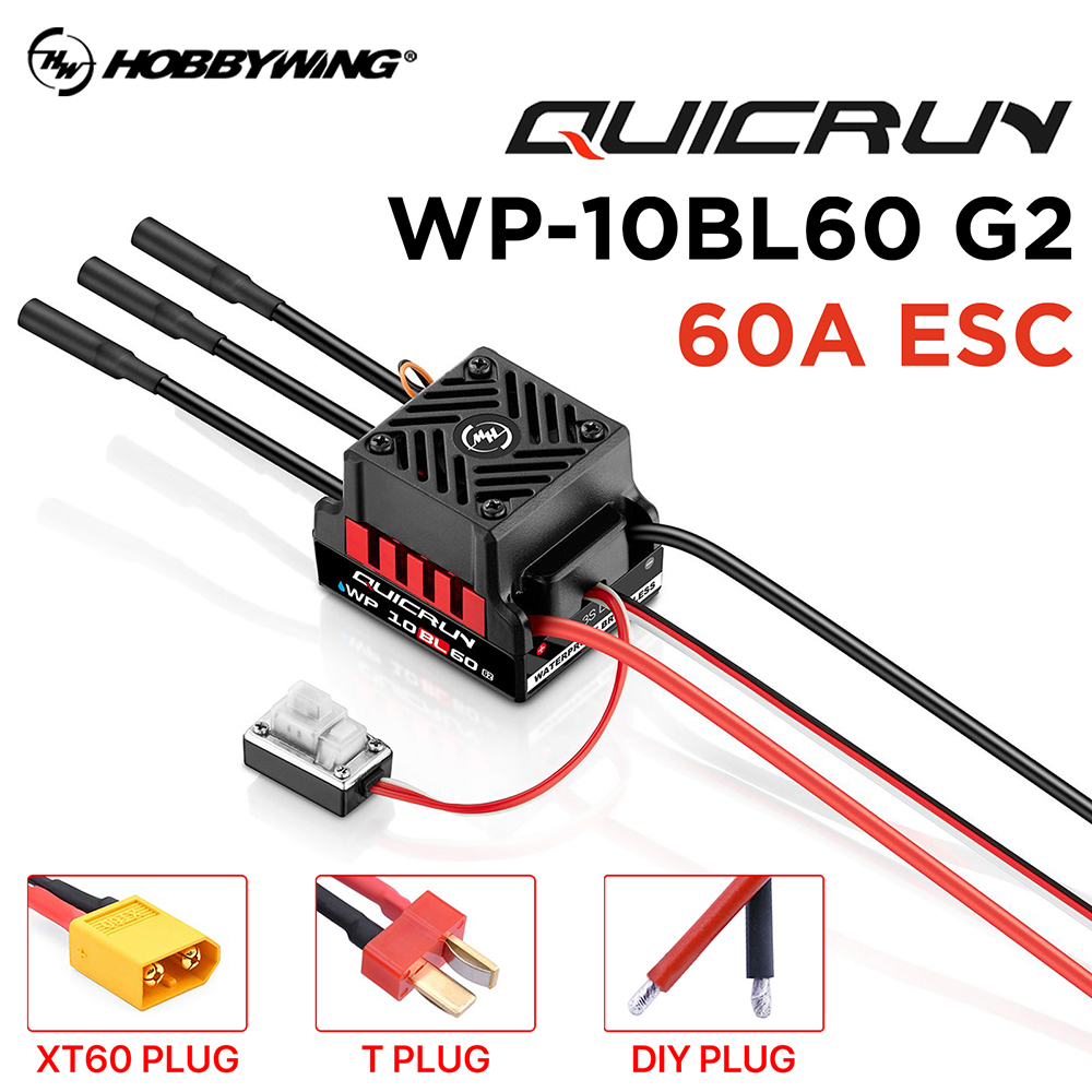HobbyWing QuicRun WP 10BL60 ES - Esc Waterproof 60A avaliação e preço