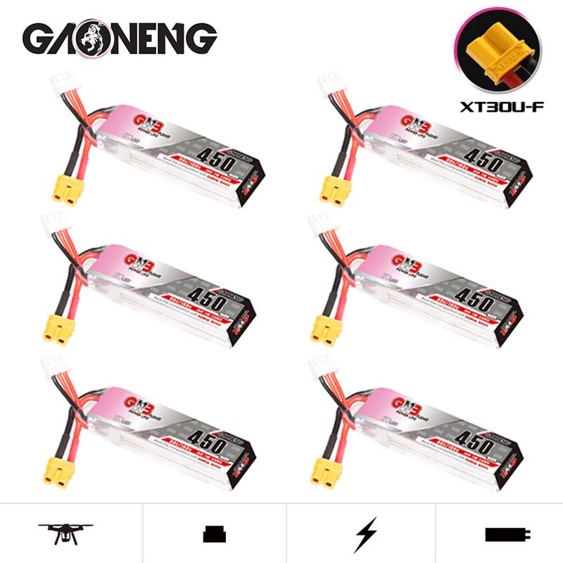 Bateria lipo gnb hv 2s 7.6v 45 - Fpv Racing Quadcopter avaliação e preço