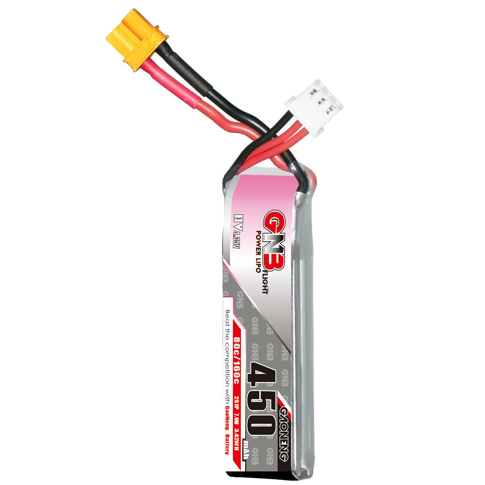 Bateria lipo gnb hv 2s 7.6v 45 - Fpv Racing Quadcopter avaliação e preço