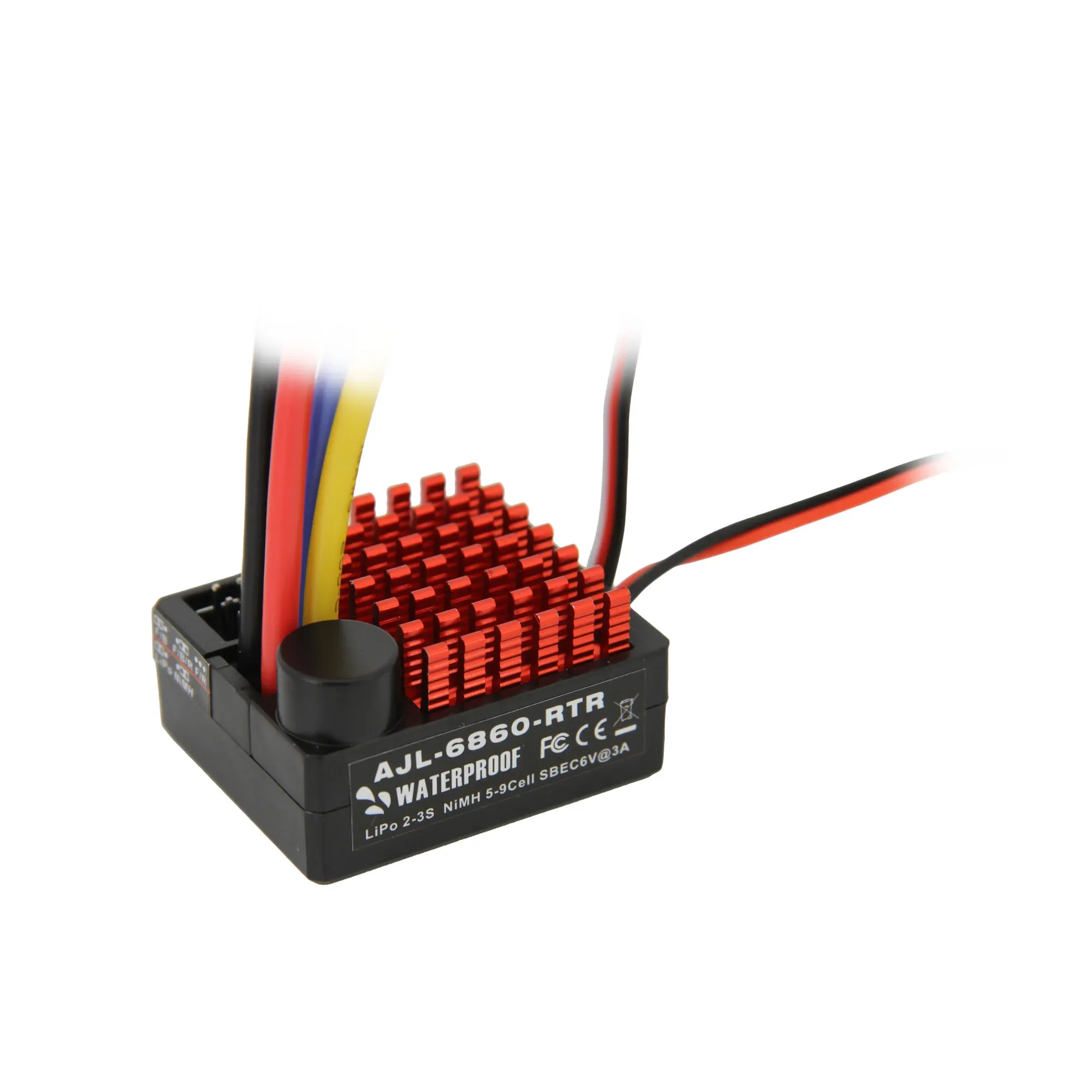 60A ESC escovado à prova d'águ - Esc Waterproof 60A avaliação e preço
