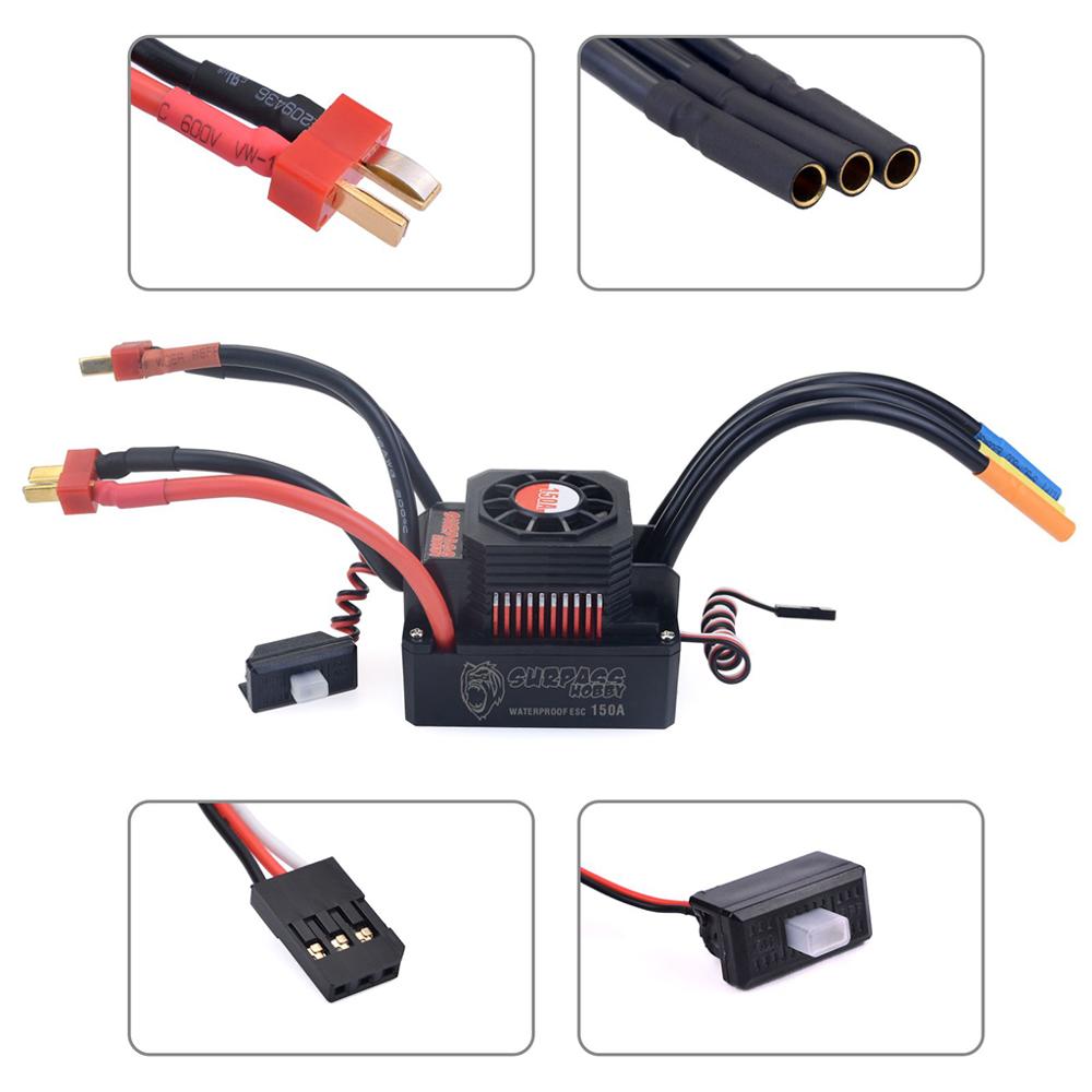 SURPASS HOBBY Controlador de v - Esc Waterproof 60A avaliação e preço
