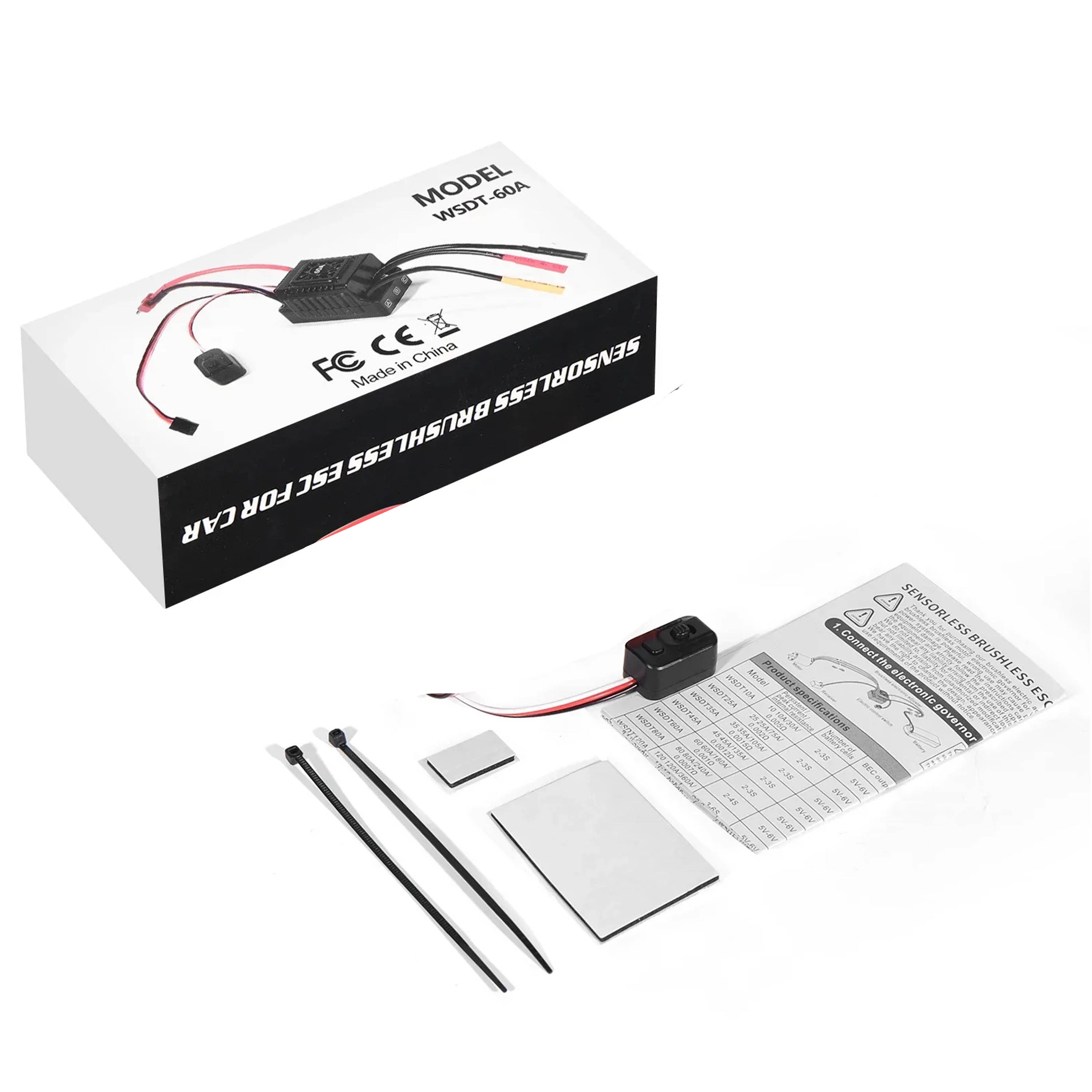 NEEBRC 45A 60A ESC Brushless à - Esc Waterproof 60A avaliação e preço